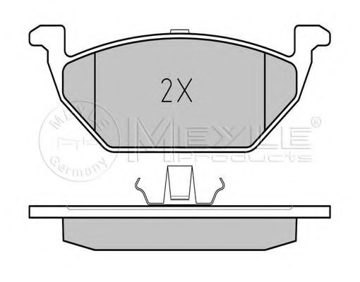 set placute frana,frana disc 2