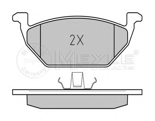 set placute frana,frana disc 2