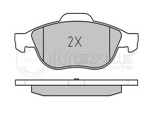 set placute frana,frana disc 2