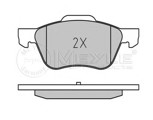 set placute frana,frana disc 2