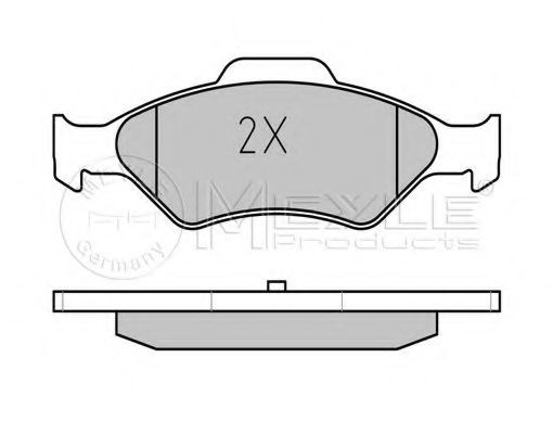 set placute frana,frana disc 2