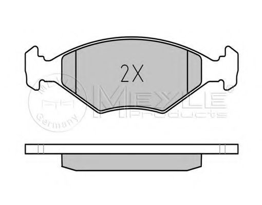 set placute frana,frana disc 2