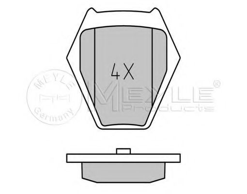 set placute frana,frana disc 2