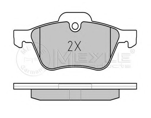 set placute frana,frana disc 2