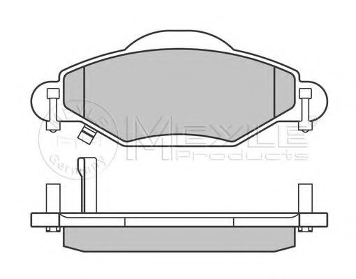 set placute frana,frana disc 2