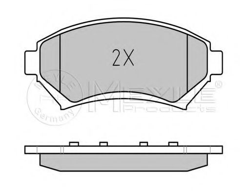 set placute frana,frana disc 2