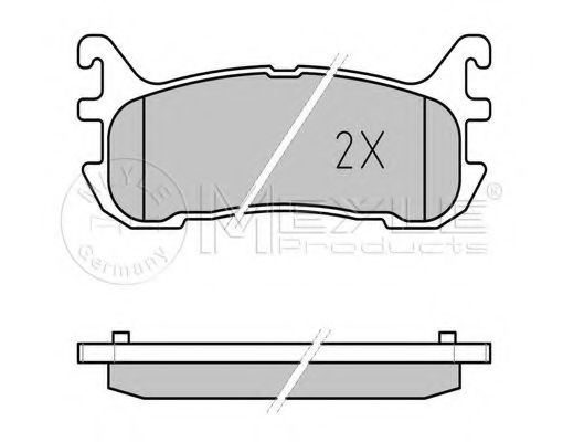 set placute frana,frana disc 2