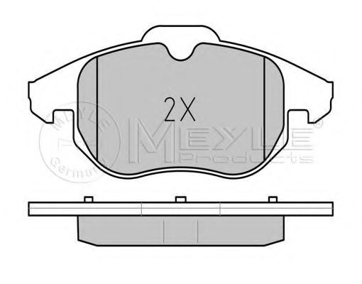 set placute frana,frana disc 2