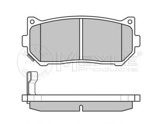 set placute frana,frana disc 2