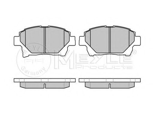 set placute frana,frana disc 2