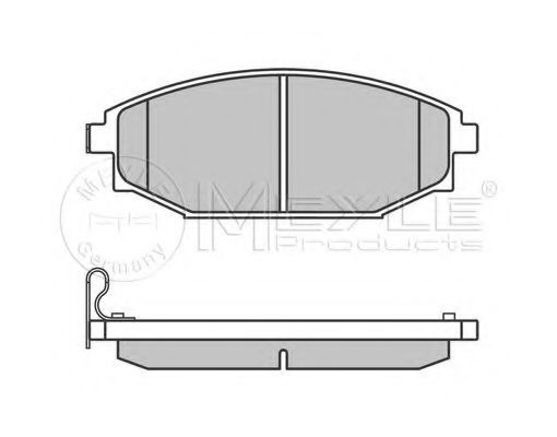 set placute frana,frana disc 2