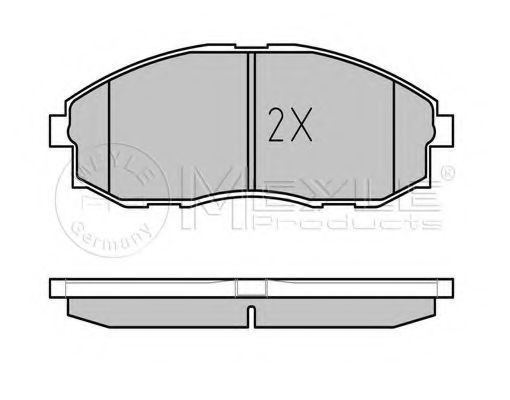 set placute frana,frana disc 2