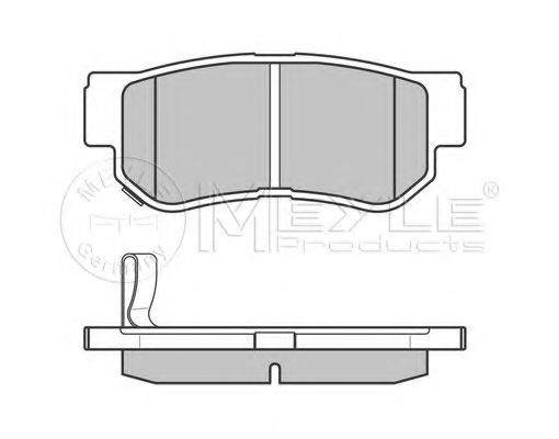 set placute frana,frana disc 2