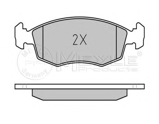 set placute frana,frana disc 2