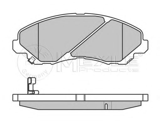 set placute frana,frana disc 2