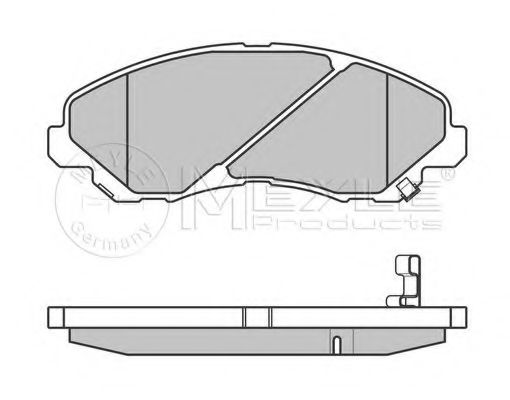 set placute frana,frana disc 3