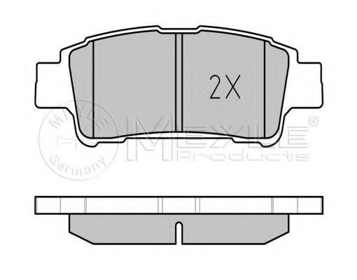 set placute frana,frana disc 2