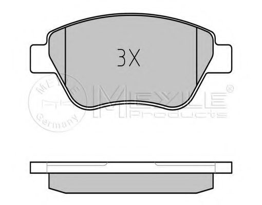 set placute frana,frana disc 2