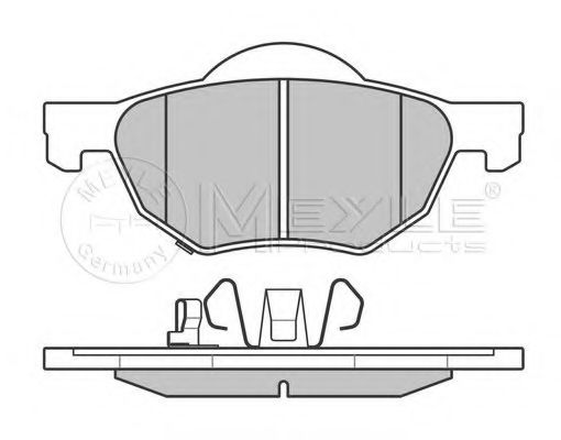 set placute frana,frana disc 2