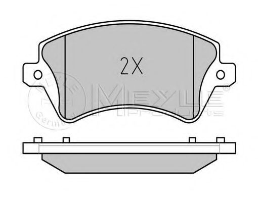 set placute frana,frana disc 2