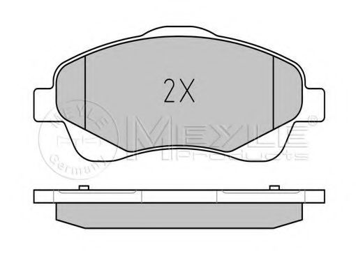 set placute frana,frana disc 2