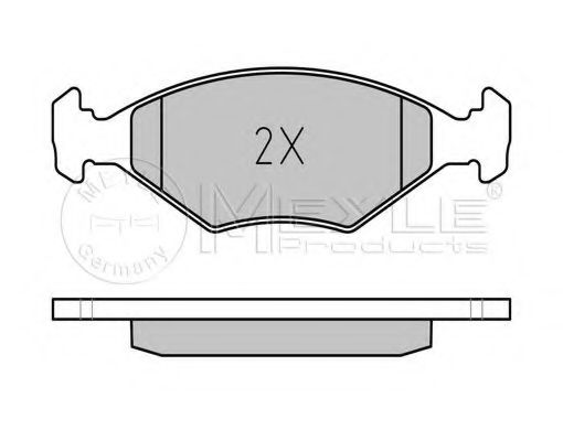 set placute frana,frana disc 2