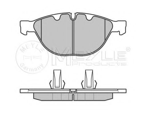set placute frana,frana disc 2