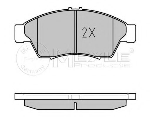 set placute frana,frana disc 2