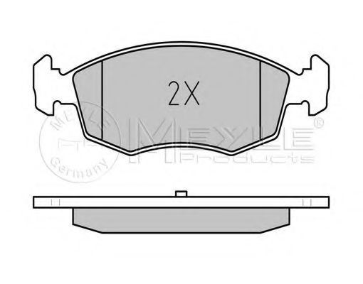 set placute frana,frana disc 2