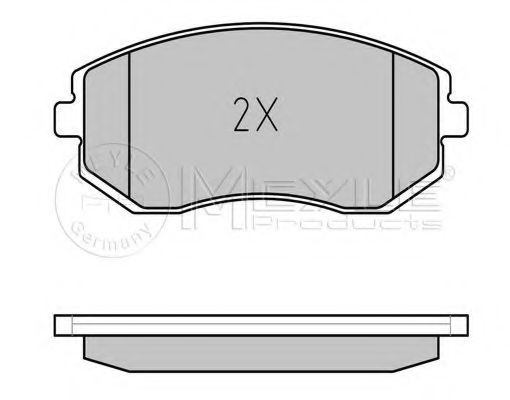 set placute frana,frana disc 2