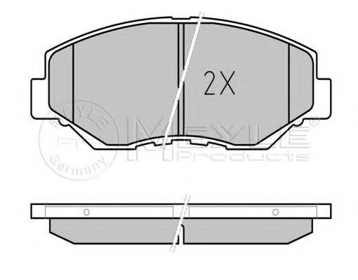 set placute frana,frana disc 2