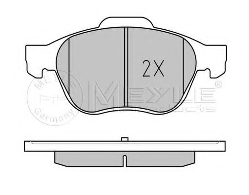 set placute frana,frana disc 2