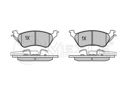 set placute frana,frana disc 2