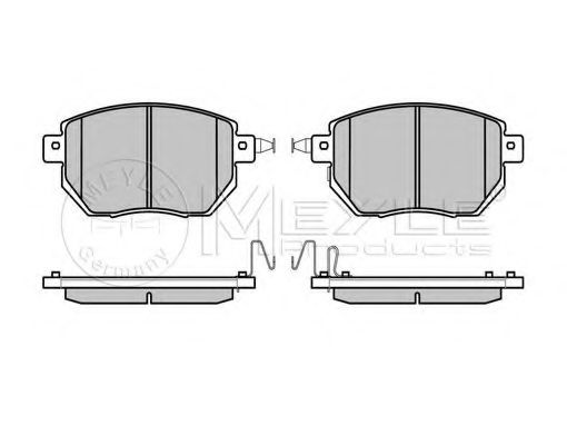 set placute frana,frana disc 2