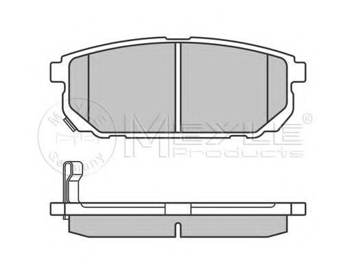 set placute frana,frana disc 2