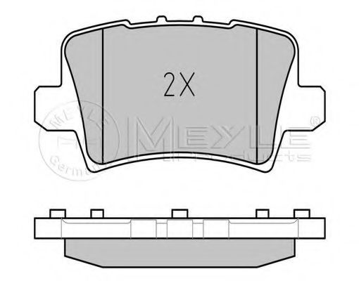 set placute frana,frana disc 2