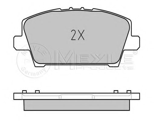 set placute frana,frana disc 2