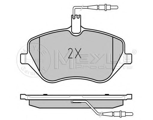 set placute frana,frana disc 2