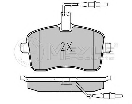 set placute frana,frana disc 2