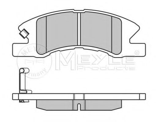set placute frana,frana disc 2