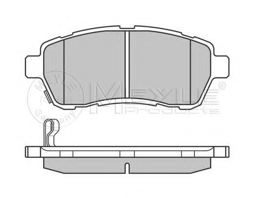 set placute frana,frana disc 2