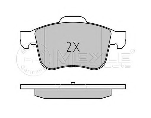 set placute frana,frana disc 2