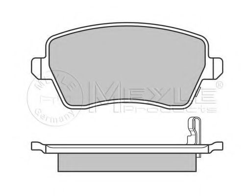 set placute frana,frana disc 2