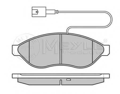 set placute frana,frana disc 2