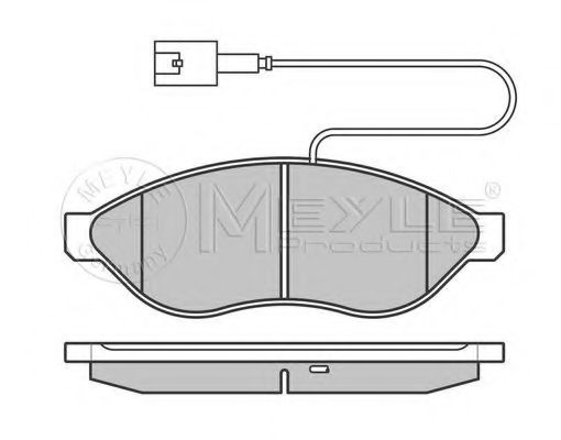 set placute frana,frana disc 2