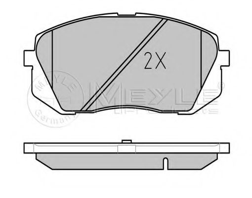 set placute frana,frana disc 2