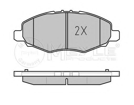 set placute frana,frana disc 2
