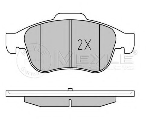set placute frana,frana disc 2