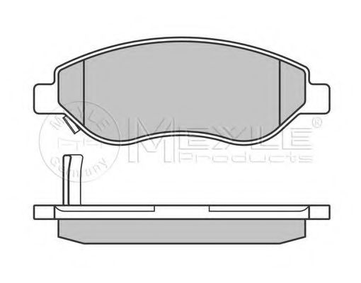 set placute frana,frana disc 2