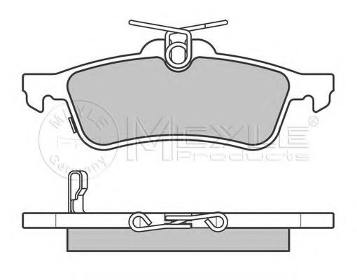 set placute frana,frana disc 2